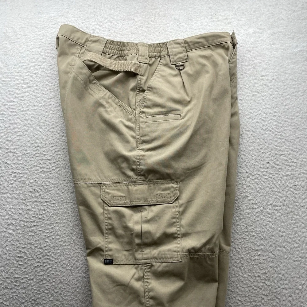 5.11 Tactical Taclite Pro Cargo Pants Mens 40x30.5 (Tag 40x32) Ripstop Khaki